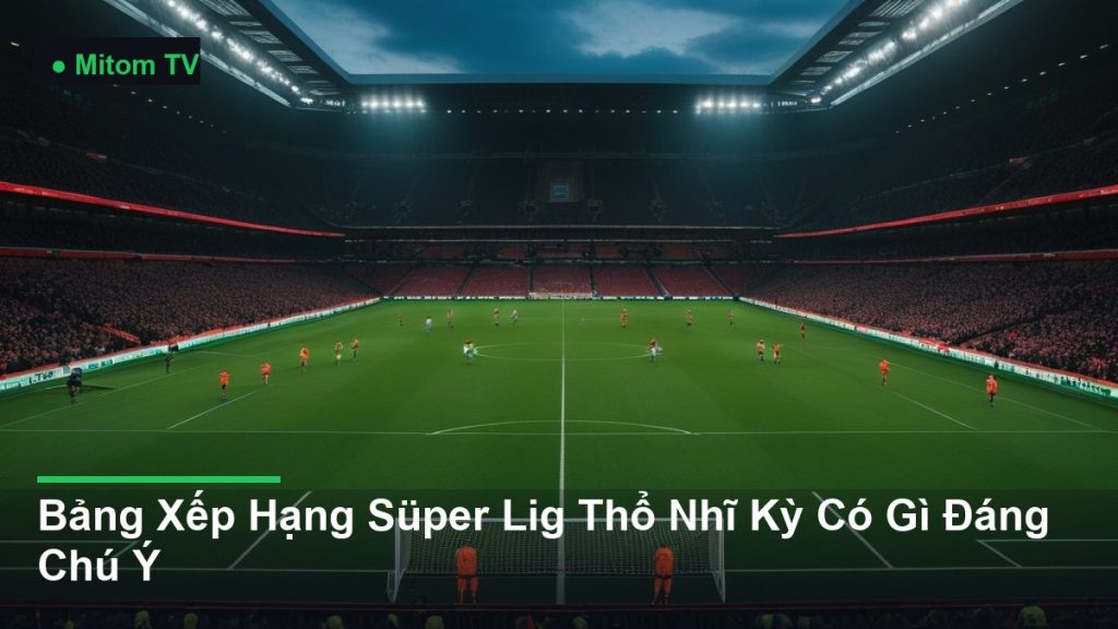 toàn cảnh sân vận động trong một trận đấu - Bảng Xếp Hạng Süper Lig Thổ Nhĩ Kỳ Có Gì Đáng Chú Ý