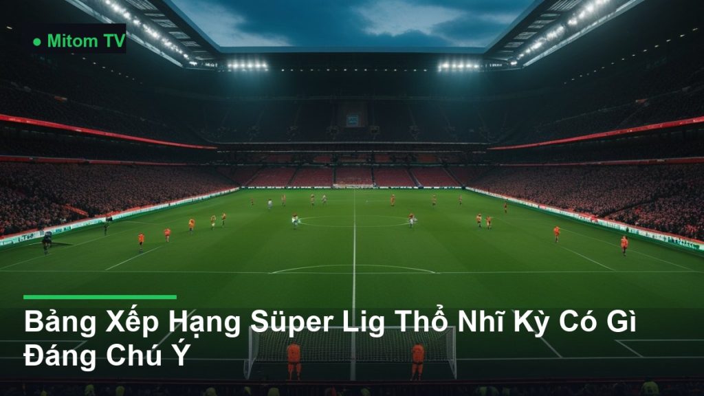 toàn cảnh sân vận động trong một trận đấu - Bảng Xếp Hạng Süper Lig Thổ Nhĩ Kỳ Có Gì Đáng Chú Ý