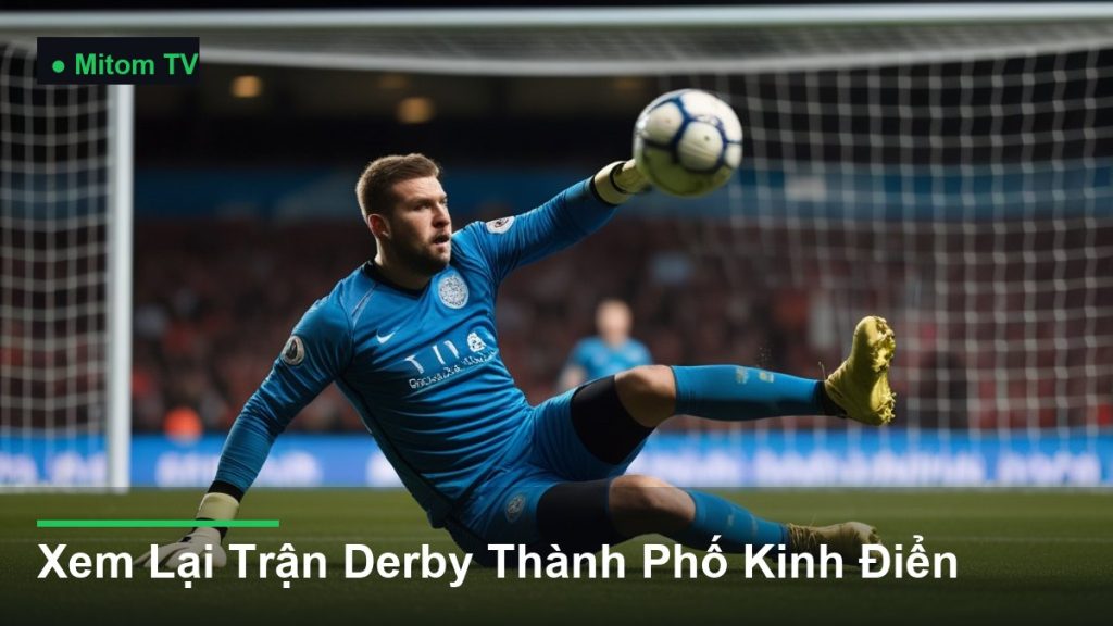 thủ môn bay người cản phá bóng - Xem Lại Trận Derby Thành Phố Kinh Điển